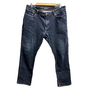 Du/er Blue Stay Dry Fireside Denim L2X Relaxed Taper Men's Jeans Size 40 x 30‎
